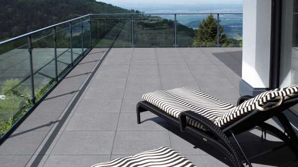 Frühwald Ascona teraszlap - Világosszürke