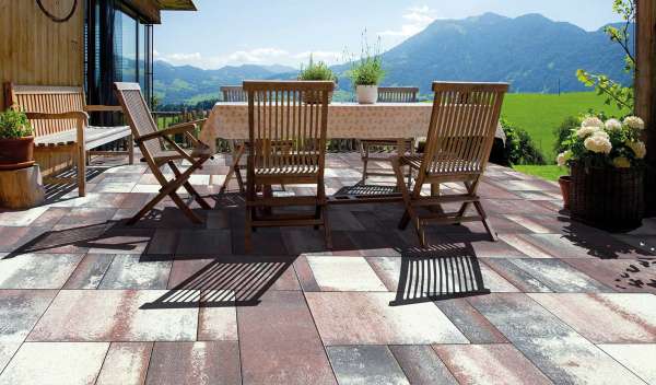 Frühwald II Lungo térkő - Barna melír