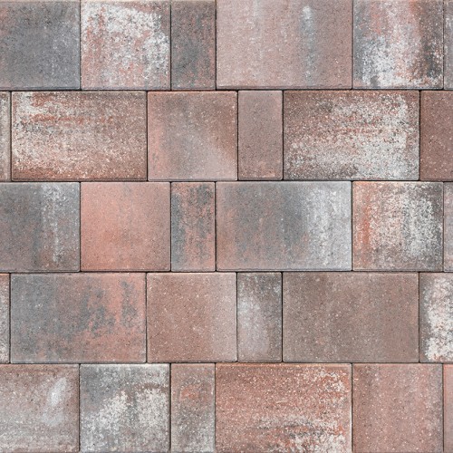 Frühwald Classic kombi térkő 6cm - Barna melír