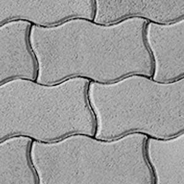 Frühwald Parolin térkő - 8 cm - Szürke