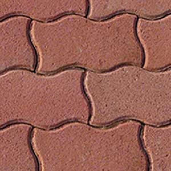 Frühwald Parolin térkő - 8 cm - Piros